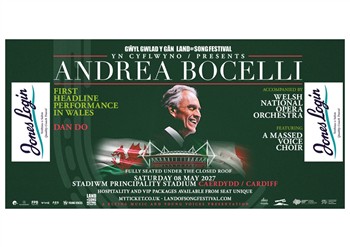 Andrea Bocelli - Land of Song Festival, Cardiff